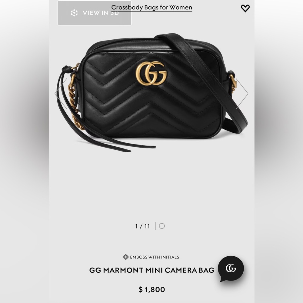 Authentic GG Marmont matelassé mini bag - Picture 12 of 12